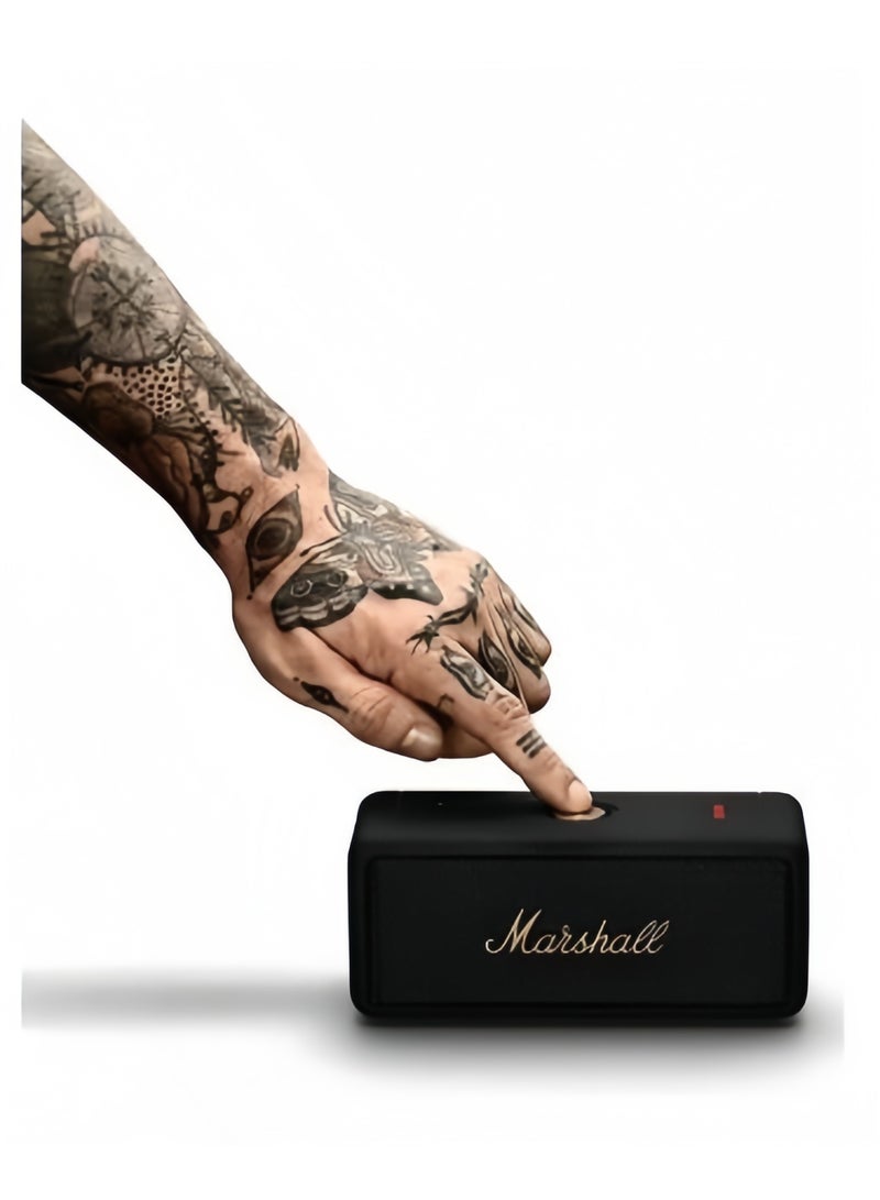 Marshall Middleton II Bluetooth Portable Speaker for Outdoor Adventures, 30+ Hours of Wireless Playtime, Waterproof IP67 60W Black/Brass - Image 3